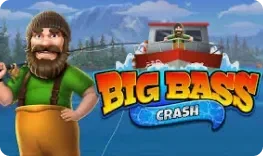 Big Bass Crash crash játék a Vipsta Casino lobbijában