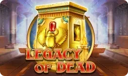 Legacy of Dead nyerőgép a Vipsta Casino lobbijában