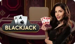Live Blackjack élő kaszinó játék a Vipsta Casino lobbijában