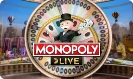 Monopoly Live élő kaszinó játék a Vipsta Casino lobbijában